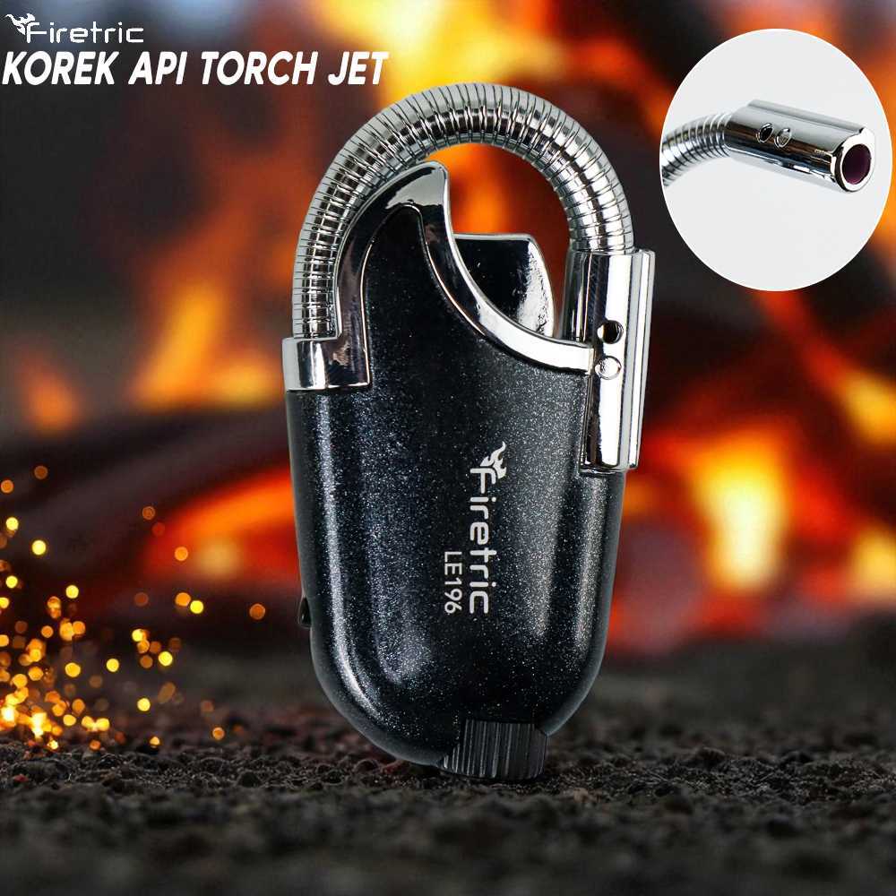 Mancis Korek Api Torch Jet Telescopic Gas Butane - Firetric