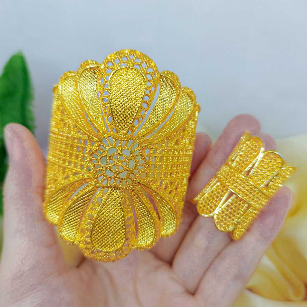 Gelang Kendari Dewasa Kuning 24K 540 / Gelang Kendari gelang kendari satu set set dubai gelang kenda