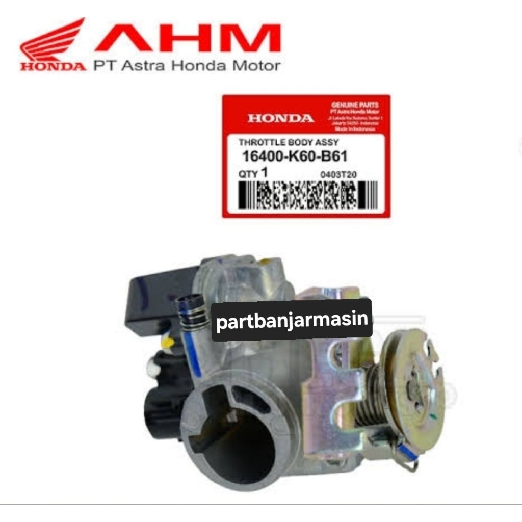16400K60B61 Throttle Body Assy VARIO 125 LED Throttle Body Assy VARIO 125 2023 TROTOLBODY VARIO GEN 