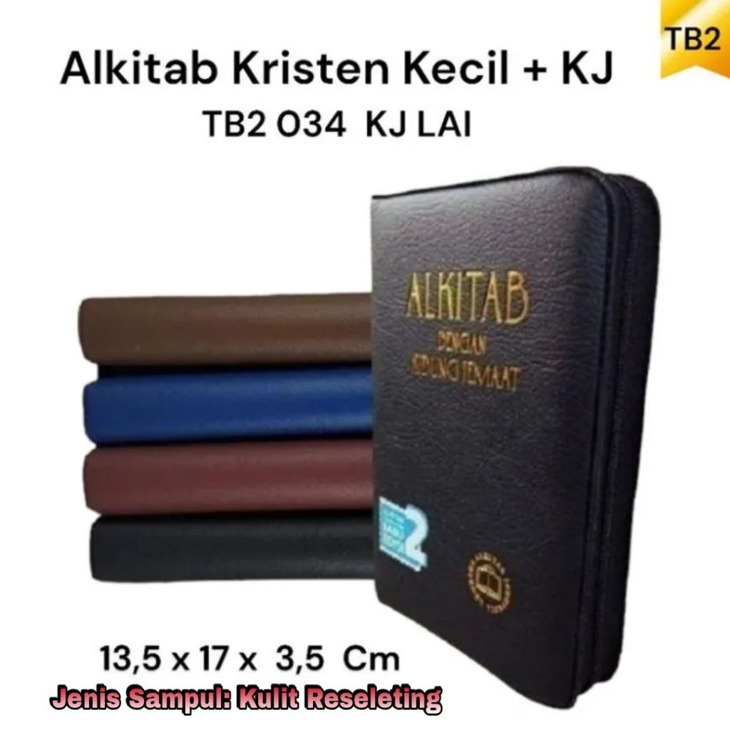 ALKITAB KECIL dan KIDUNG JEMAAT BERSAMPUL ( 034 TI KJ )