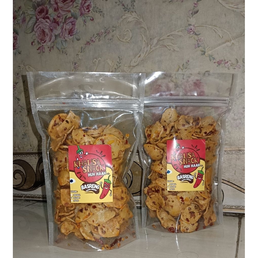 

Basreng Pedas cabe Asli