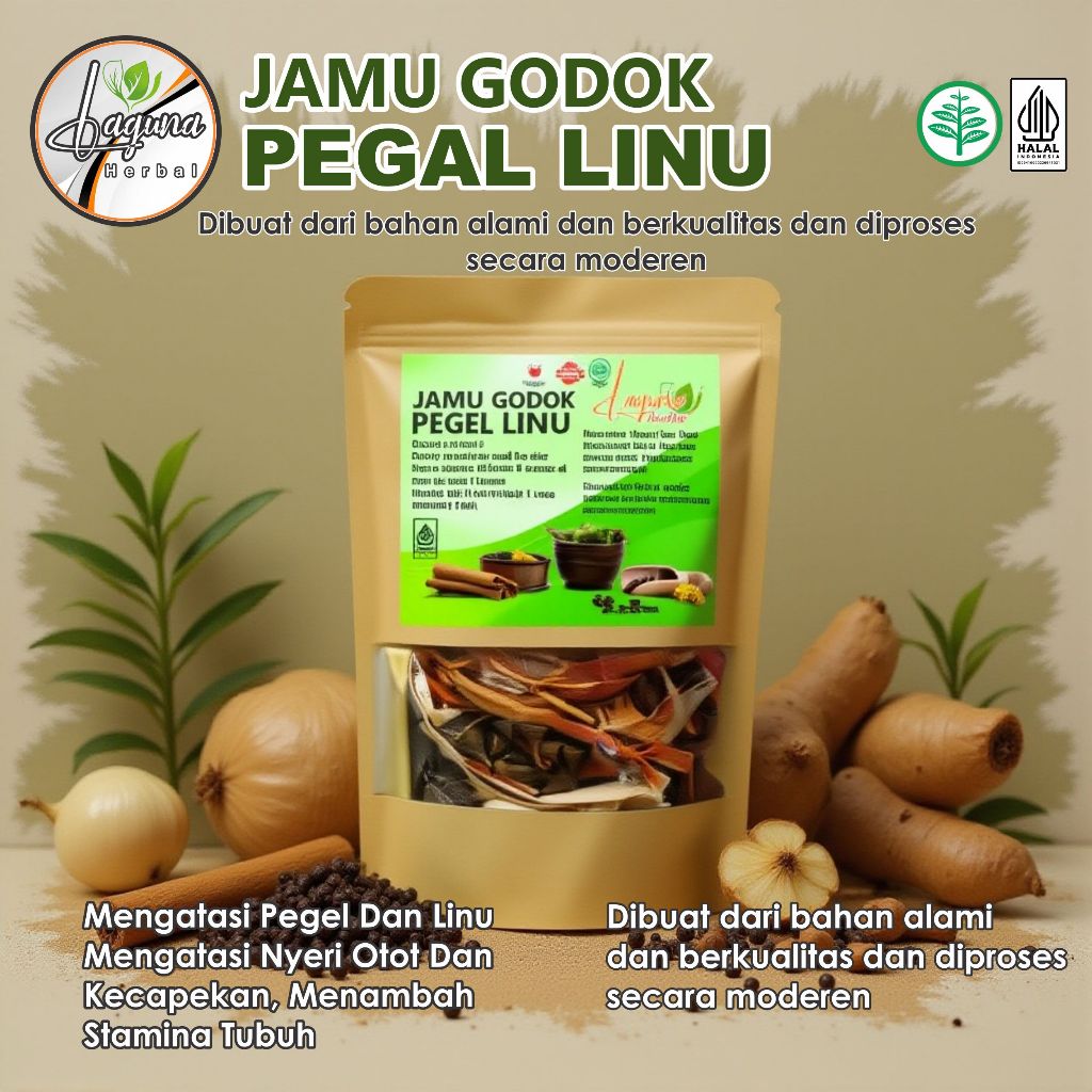 

Jamu Godok Pegel Linu Herbal 100 gram Alami
