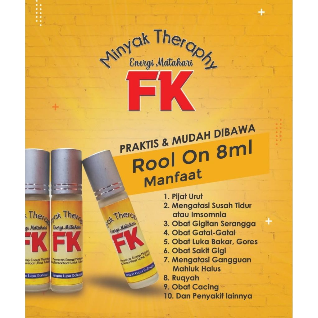 Roll on Minyak Theraphy Energi Matahari FK
