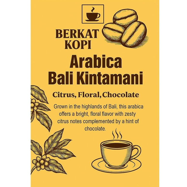 

Kopi Arabica Bali Kintamani - Berkat Kopi
