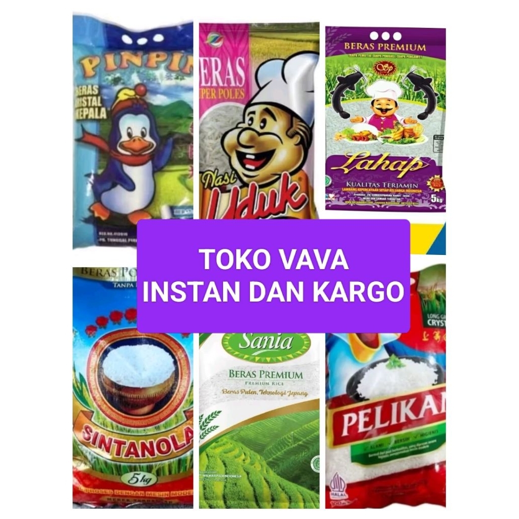 

INSTAN BERAS BERBAGI MERK 5KG AN YUK DI ORDER