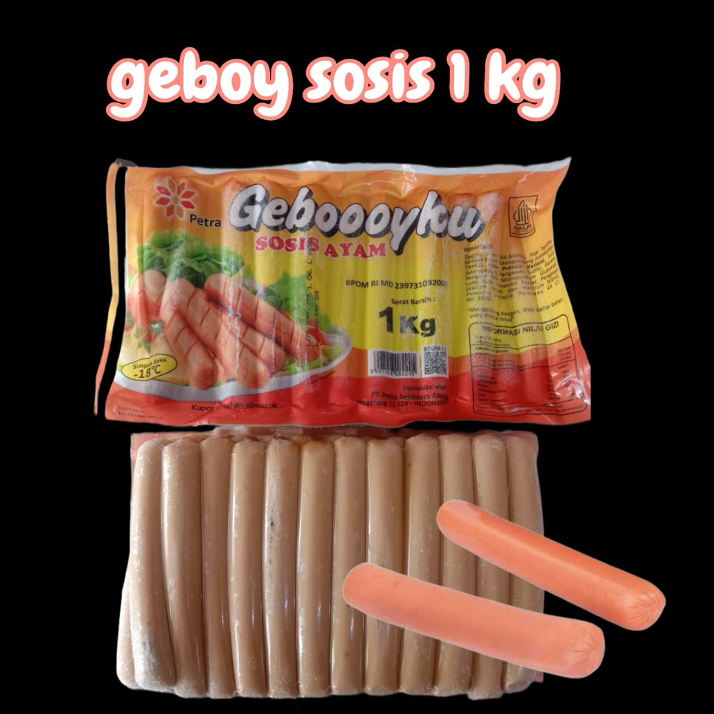 

Geboooy sosis ayam 1kg