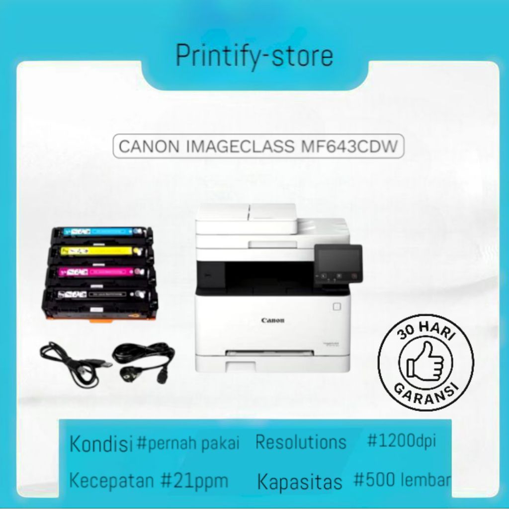 printer canon imageClaas mf643 cdw printer color