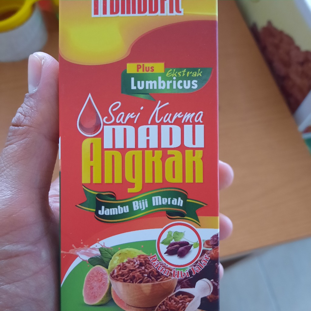 Madu Angkak Trombofit-Madu Penurun Demam-Madu Obat Malaria-Obat Typus