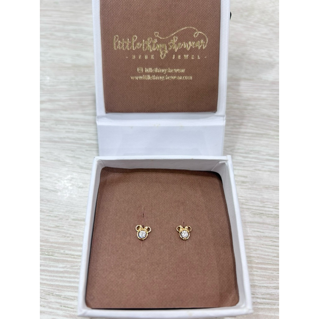 Preloved Anting Minnie Gold Littlethingshewear