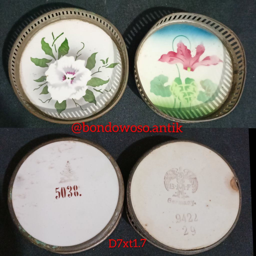 Tatakan keramik gelas jadul