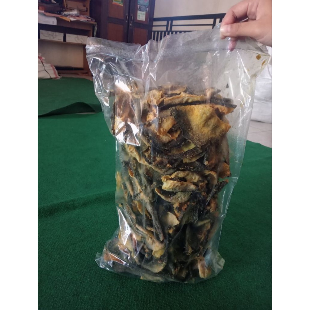 

Kerupuk Kulit Ikan Dori Matang 500g