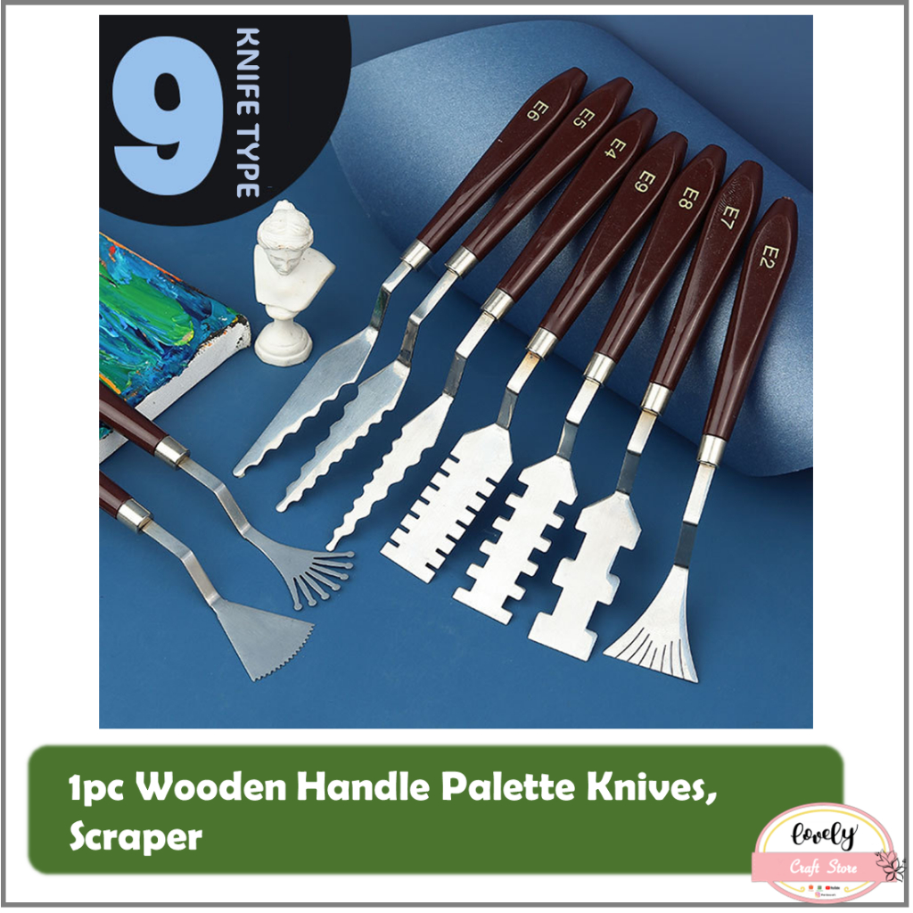 

LovelyCraftStore | 1pc Shaped Palette Knife , Pisau Palette Spatula for Sculpturing, painting (cat) modelling cake (dekorasi kue) #A07