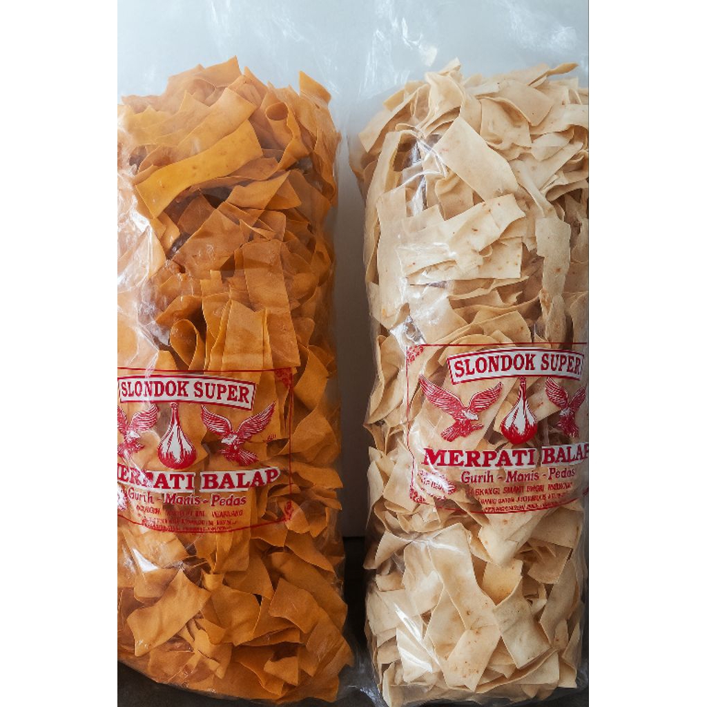 

Kerupuk Slondok Mentah Pedas Manis 5kg – Oleh Oleh Khas Tradisional Singkong Asli Renyah