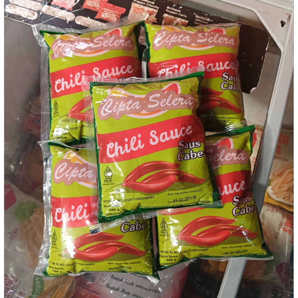 

Paket Dumbling Cipta Selera Saos Chili Cabe 550grm Zabir Frozen Food