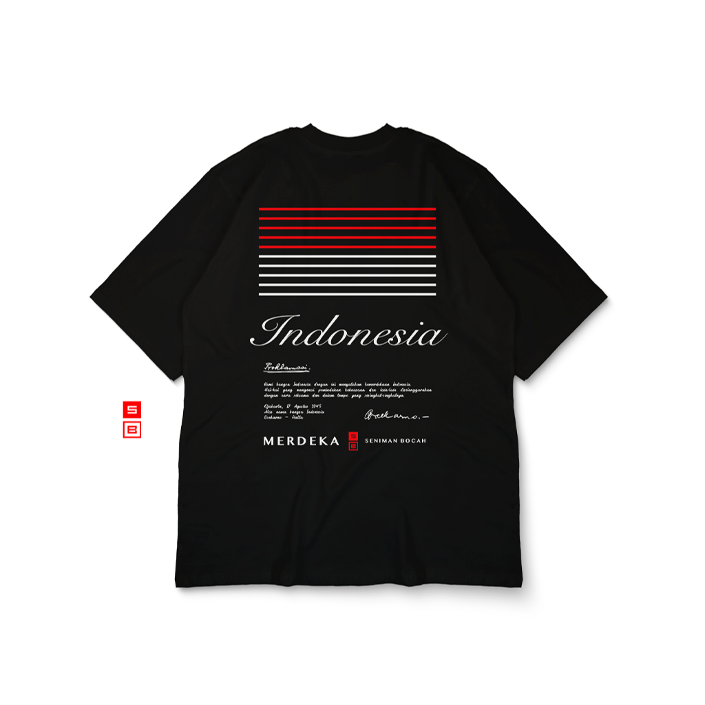 SPECIAL T-SHIRT KEMERDEKAAN INDONESIA ( SENIMAN BOCAH STYLE ®)