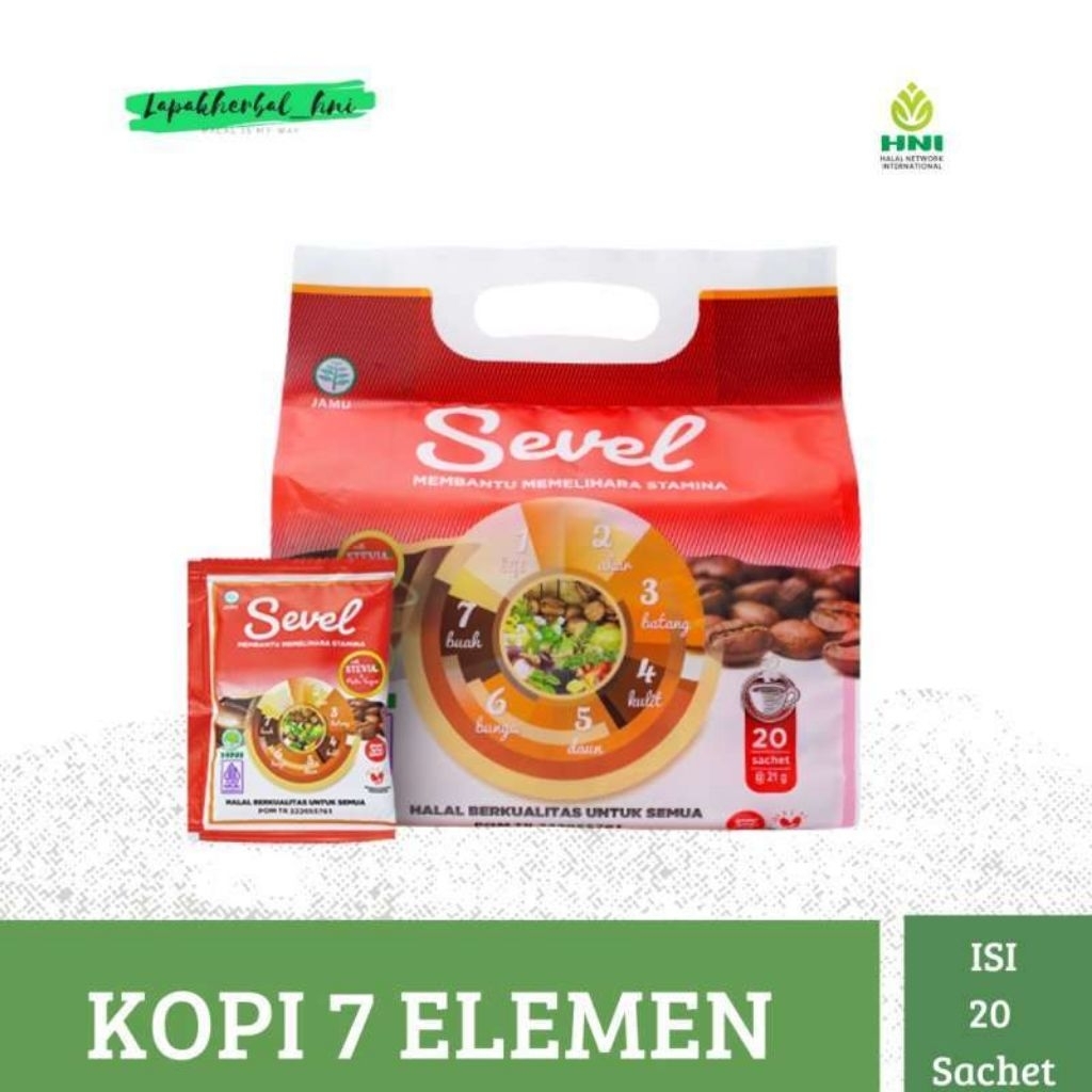 

HNI Sevel Kopi Herbal 20 sachet
