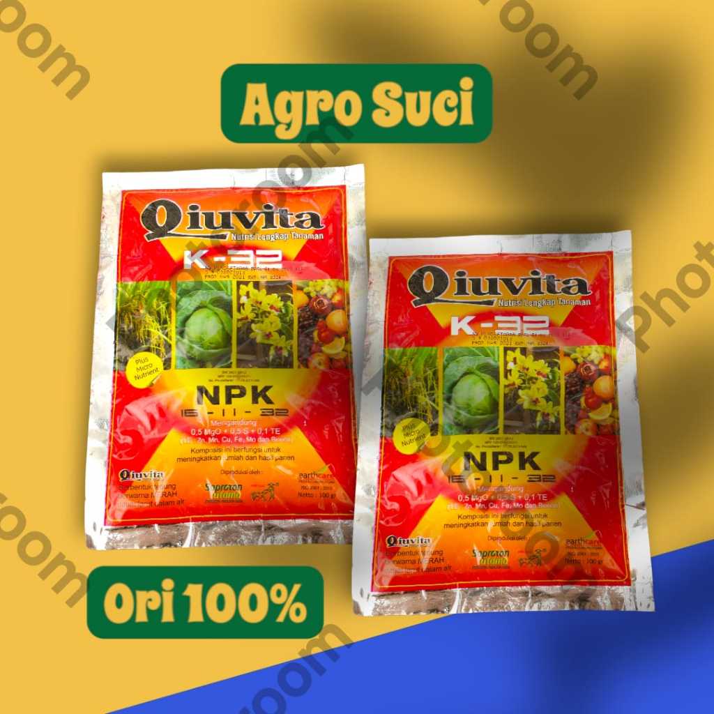 Pupuk Buah QIUVITA Merah - 100 Gram