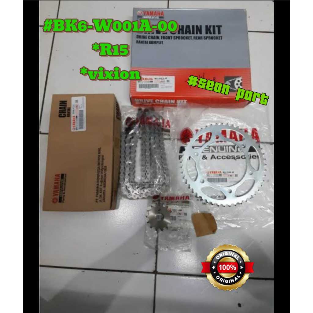 Gear Set Yamaha R15 V3 BK6-W001A-00