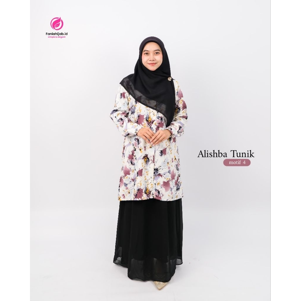 ALISHBA TUNIK BY FANIA HIJAB - ATASAN MUSLIM WANITA