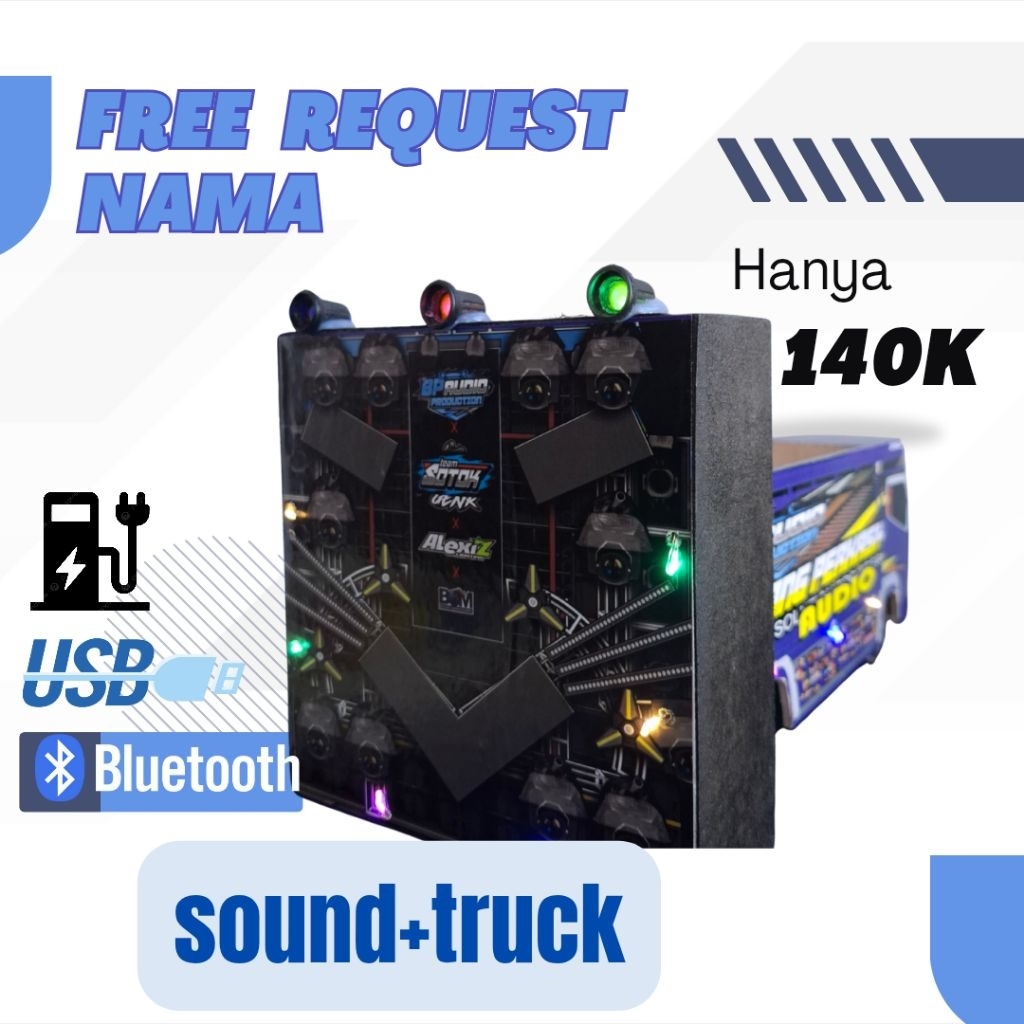 Miniatur truck sound horeg