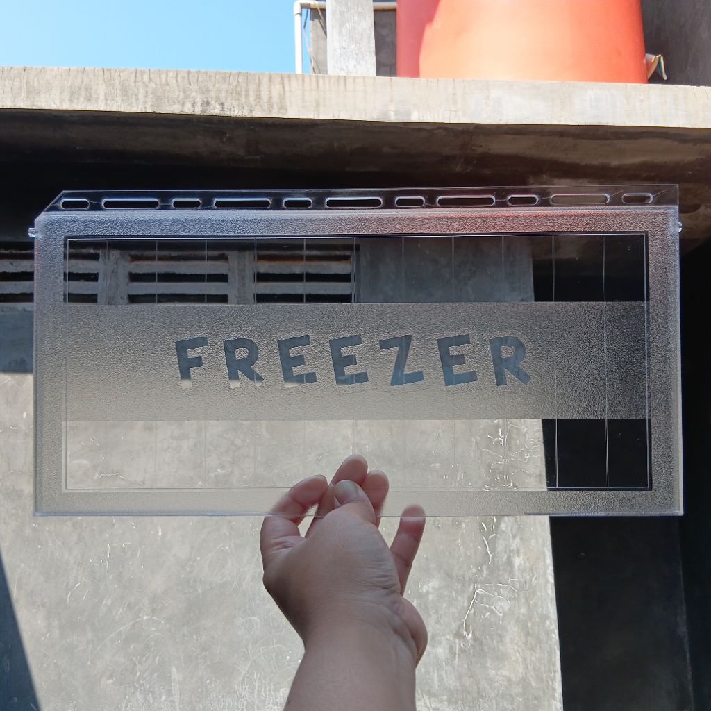 Tutup freezer pintu freezer Kulkas Sharp 1 Pintu Bukaan Ke Atas