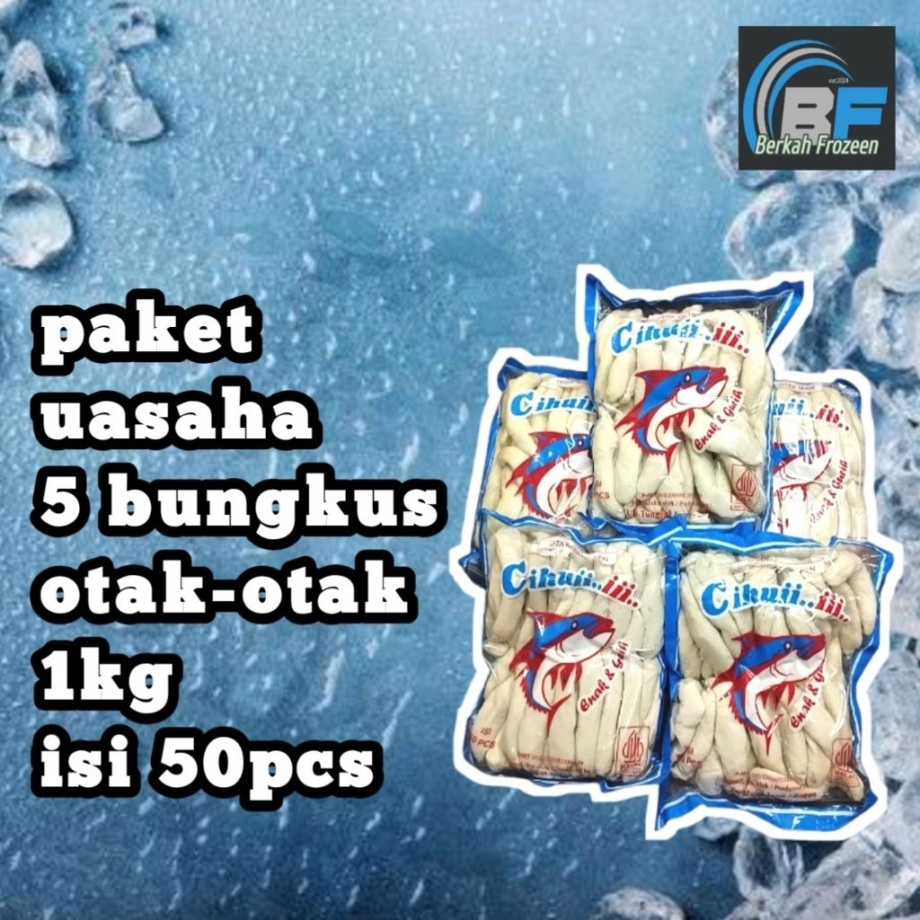 

paket usaha 5 bungkus otak-otak 1kg isi 50