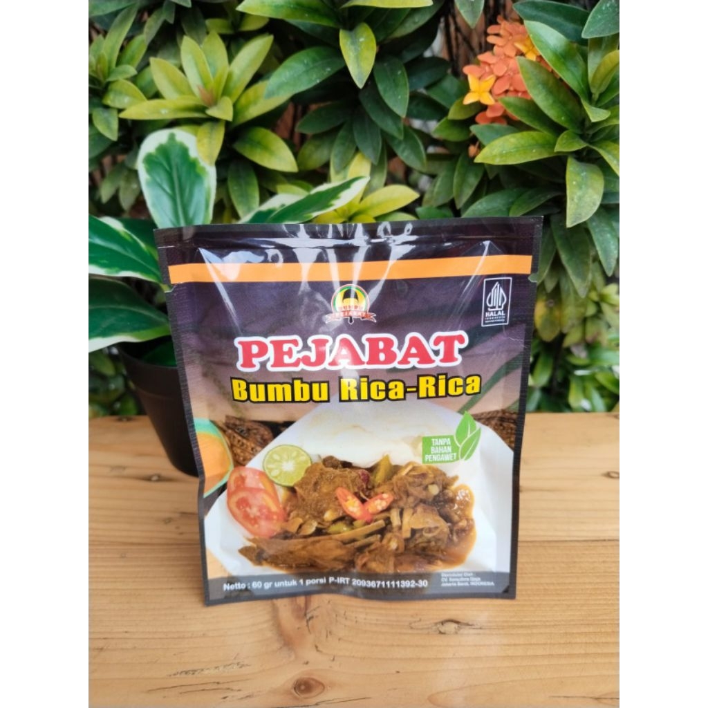 

Bumbu Rica-Rica ( Sate Sop Kambing Pejabat )