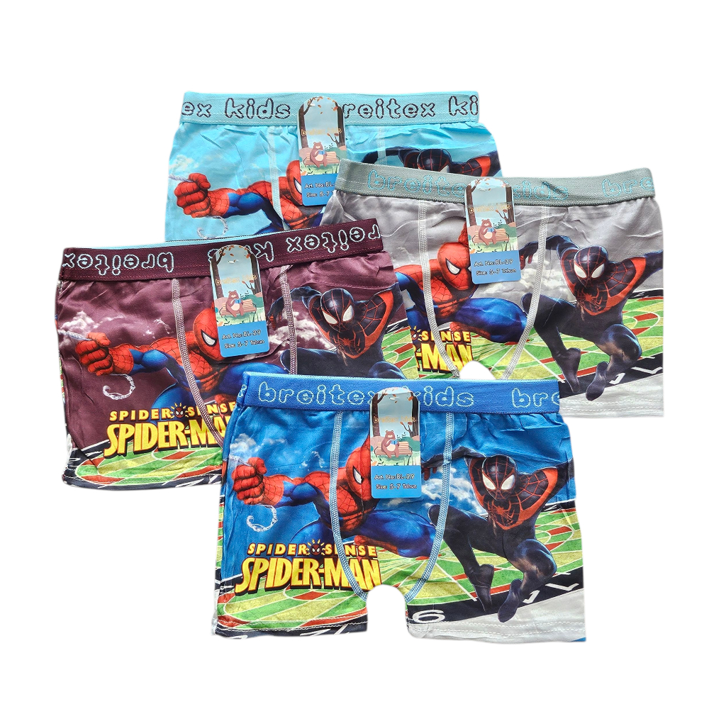 Boxer anak laki laki cd motif kartun karet lebar