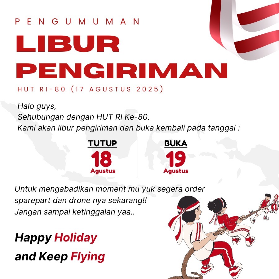 

Pengumuman Libur Pengiriman 18 Agustus 2025