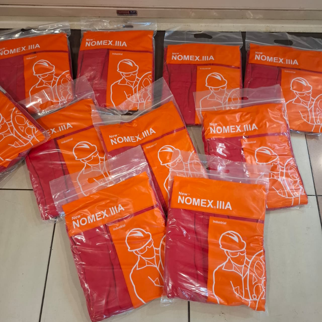 Coverall Wearpack Nomex IIIA Migas Batu Bara Pertamina Merah