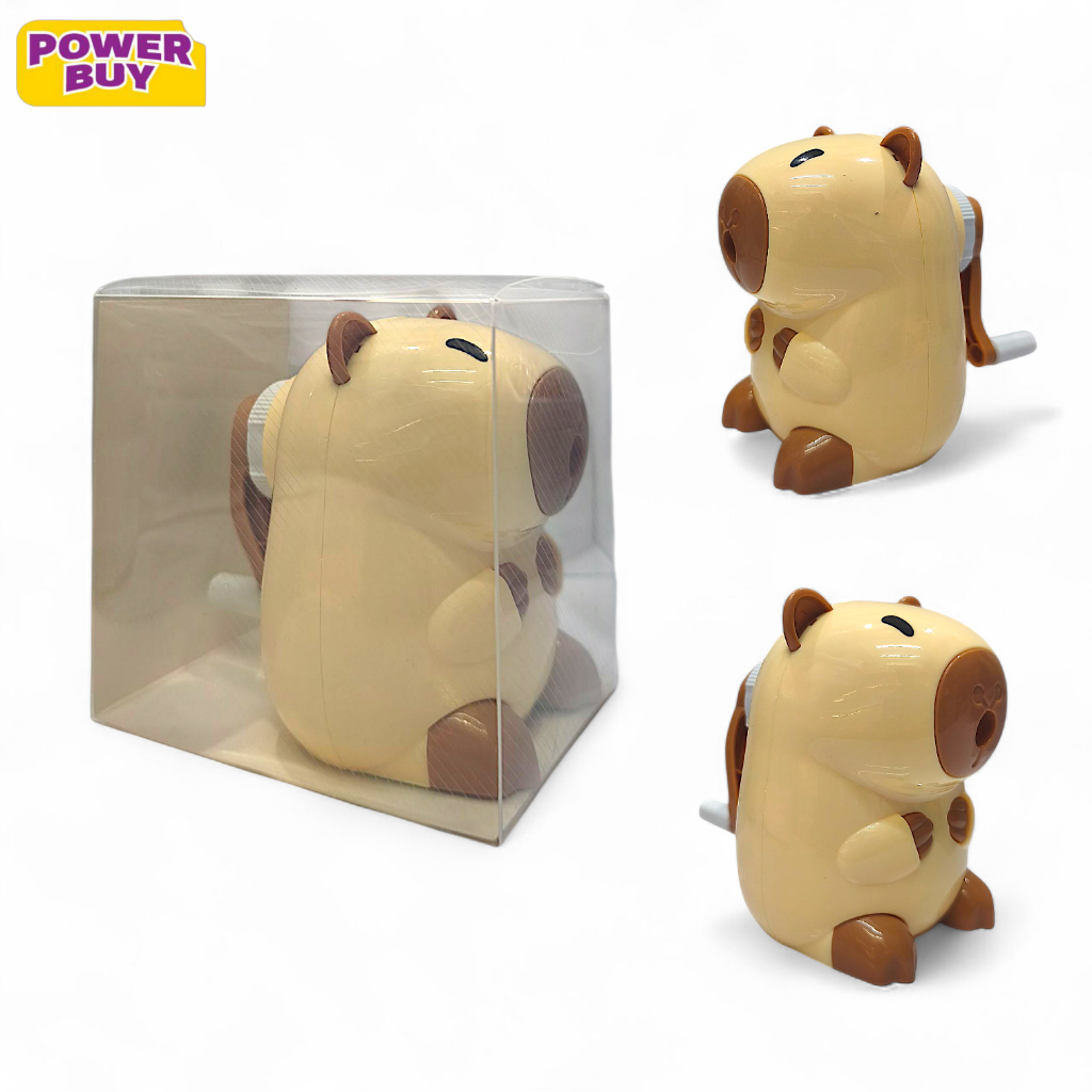 

Serutan Meja Karakter Lucu Capybara - Rautan meja putar / Serutan lucu