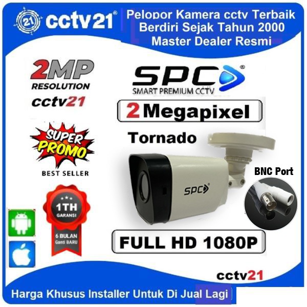 Kamera CCTV SPC TORNADO 2MP 1080p Indoor/Outdoor