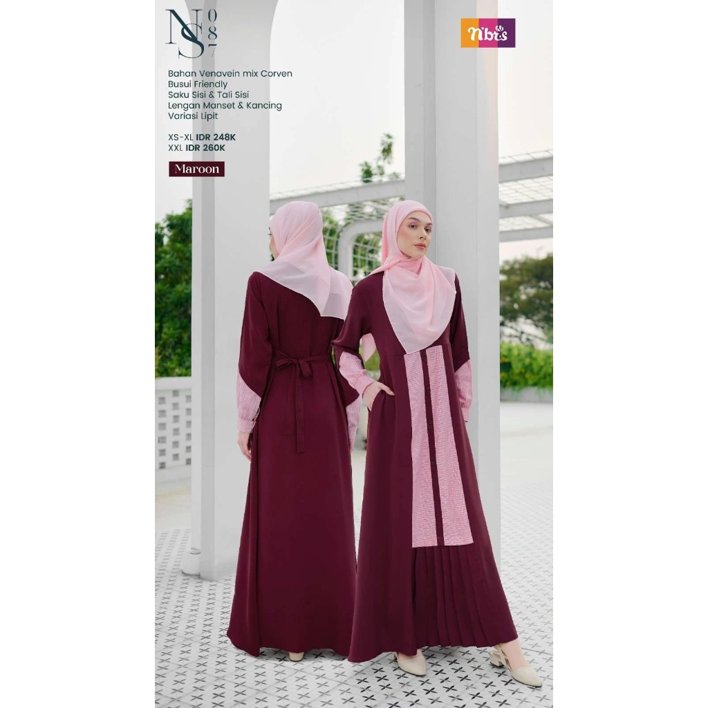 Cuci Gudang Gamis Nibras Termurah