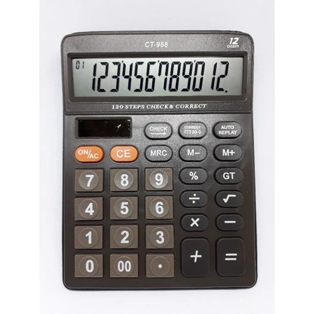 

Kalkulator Dagang SDC CT 958 - Kalkulator 12 Digit - Check and Correct - Kalkulator Pasar