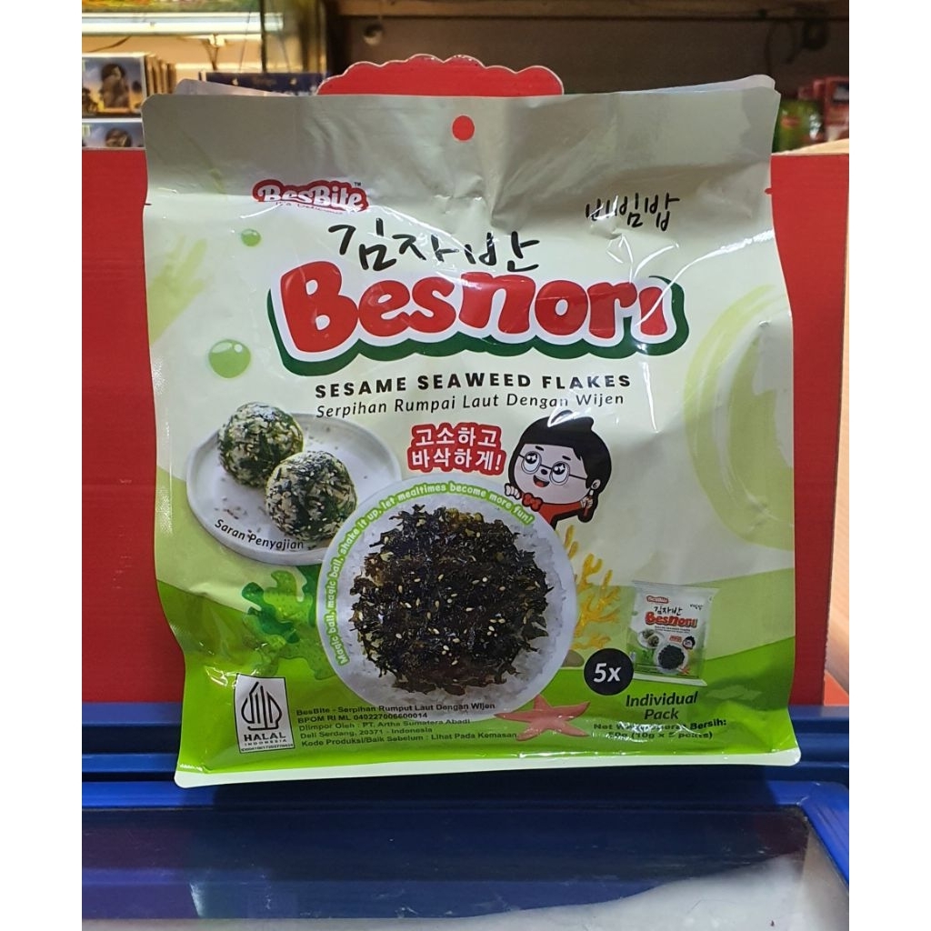 

BesBite Besnori Sesame Seaweed Flakes 50gr