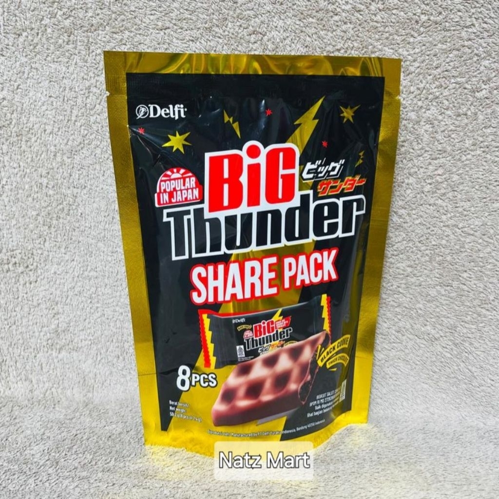 

DELFI Big Thunder Share Pack 59,2 gr ( isi 8 pcs )