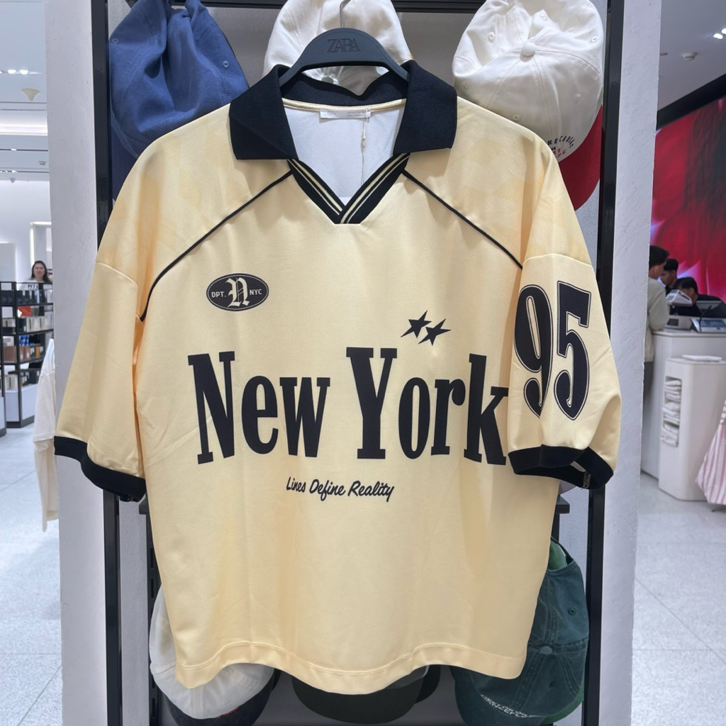 Jersey Polo Varsity ZARA MEN Jastip (jasa titip)