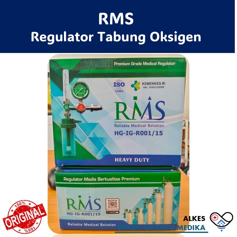 RMS Regulator Oksigen – Alat Pengatur Oksigen Medis | ORIGINAL & AKURAT
