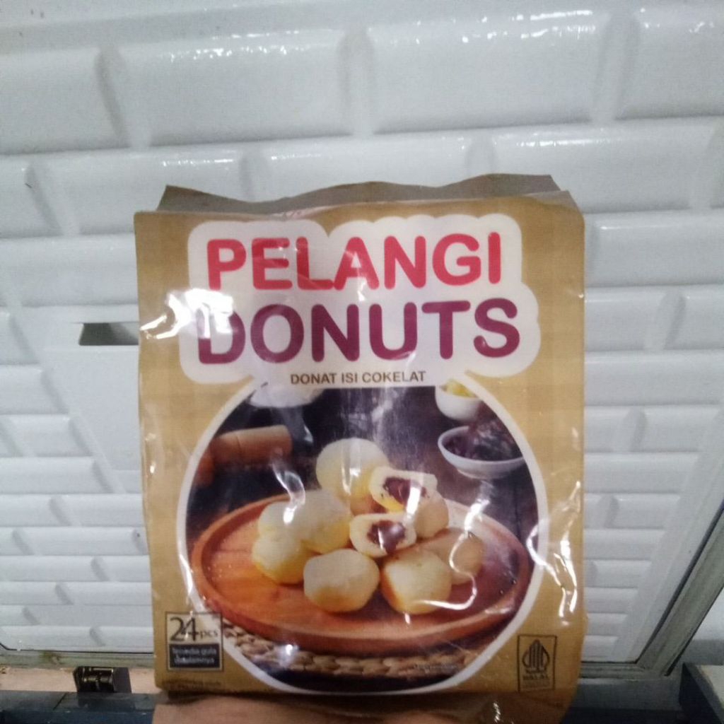 

Pelangi donat isi coklat 24