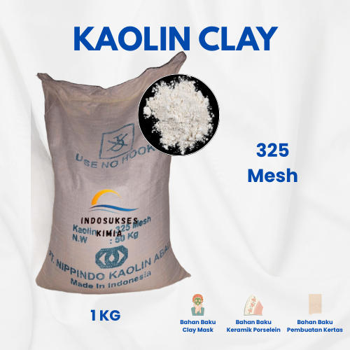 Kaolin Clay / Tanah Kaolin / Kaolin Powder / Lempung Kaolin