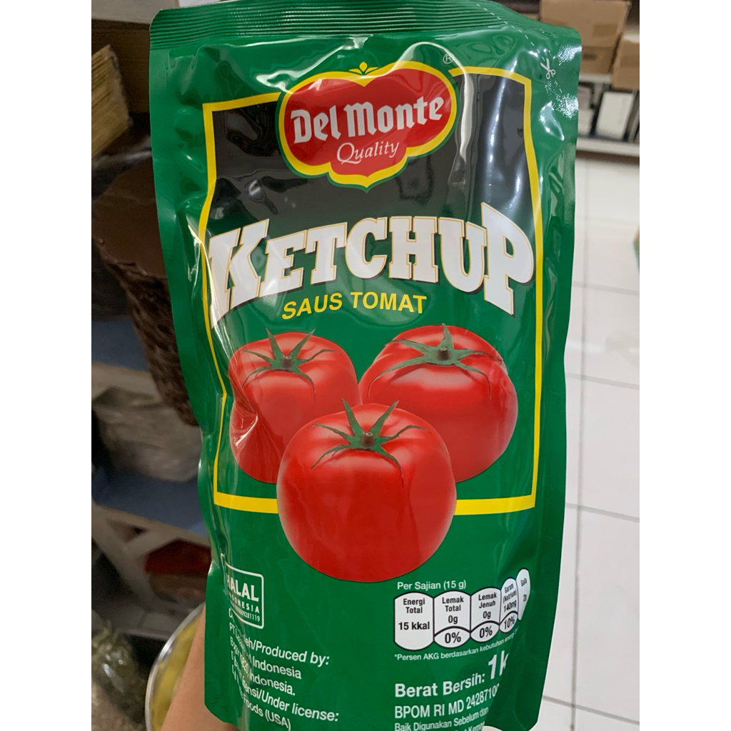 

Delmonte tomat 1kg, 500gr, 200gr