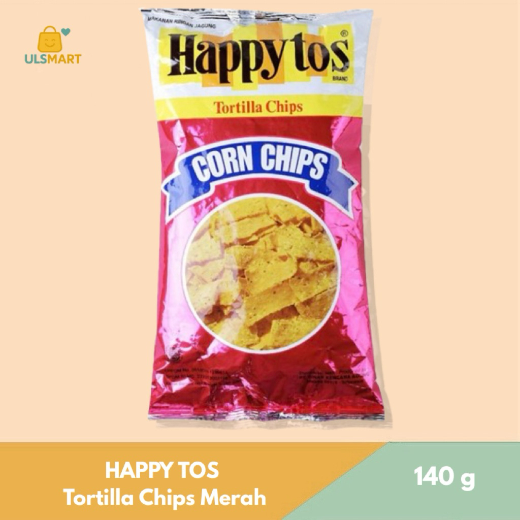 

HAPPY TOS Tortilla Chips Merah 140 g
