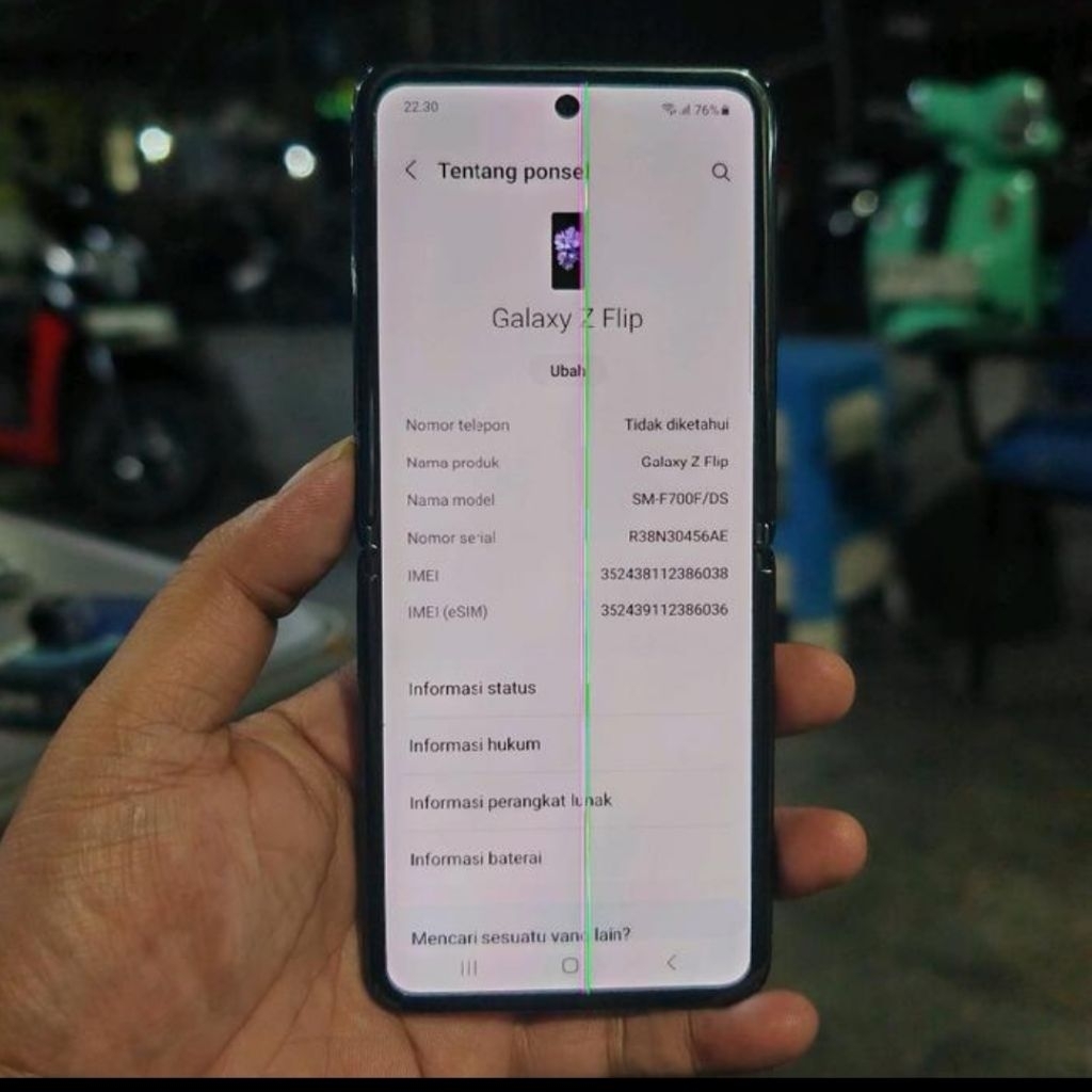 Samsung Z flip 1 Sm-F700F/ds 8/256 Gb Minus