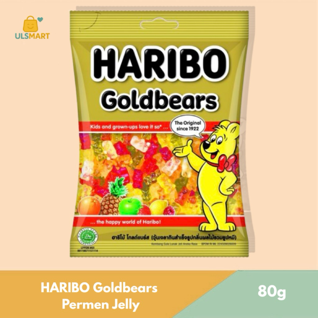 

HARIBO Goldbears Permen Jelly 80 g