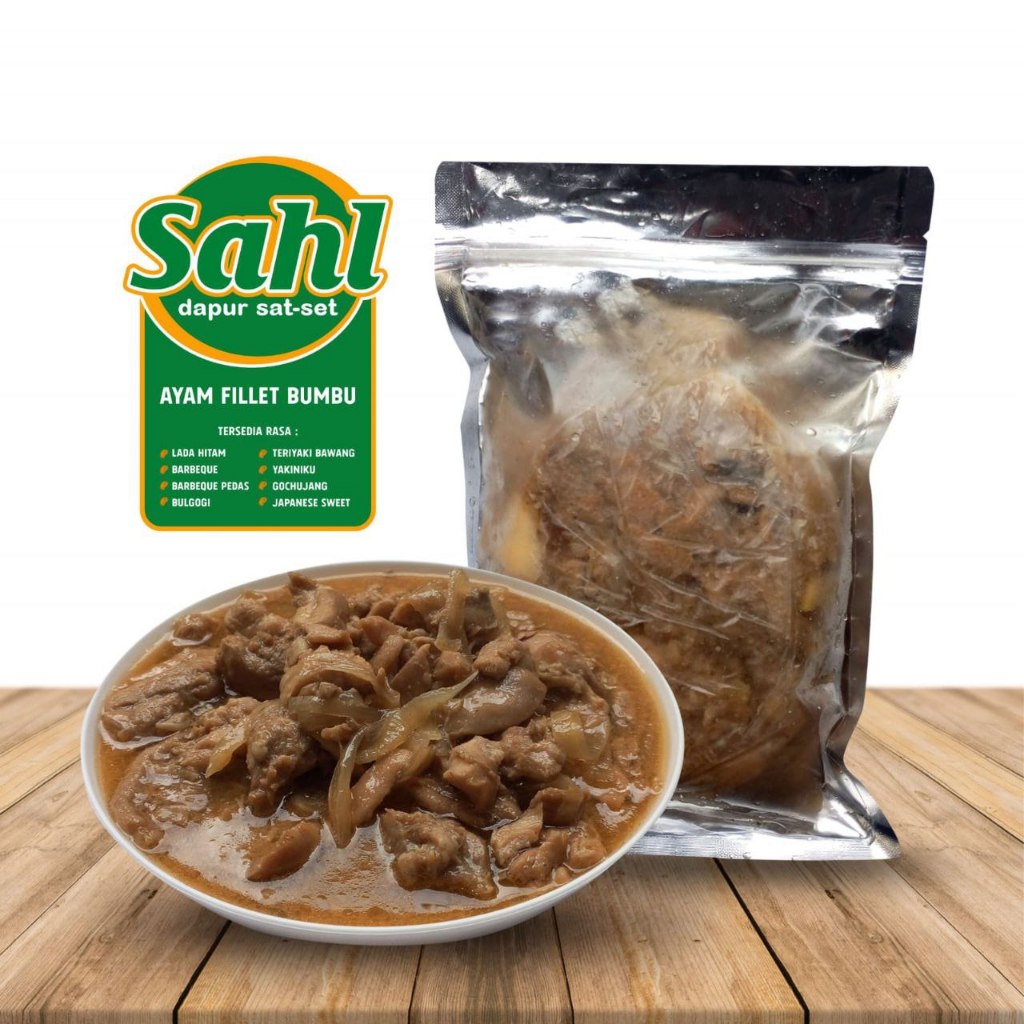 

Ayam Fillet Matang Frozen 400gr – Lada Hitam, Bulgogi, Teriyaki, BBQ