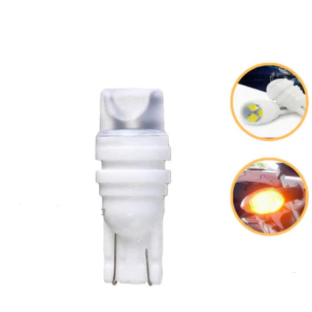 Bohlam Lampu Sein Sen Senja Riting Mobil Motor LED T10 Keramik 1 Watt Super Terang