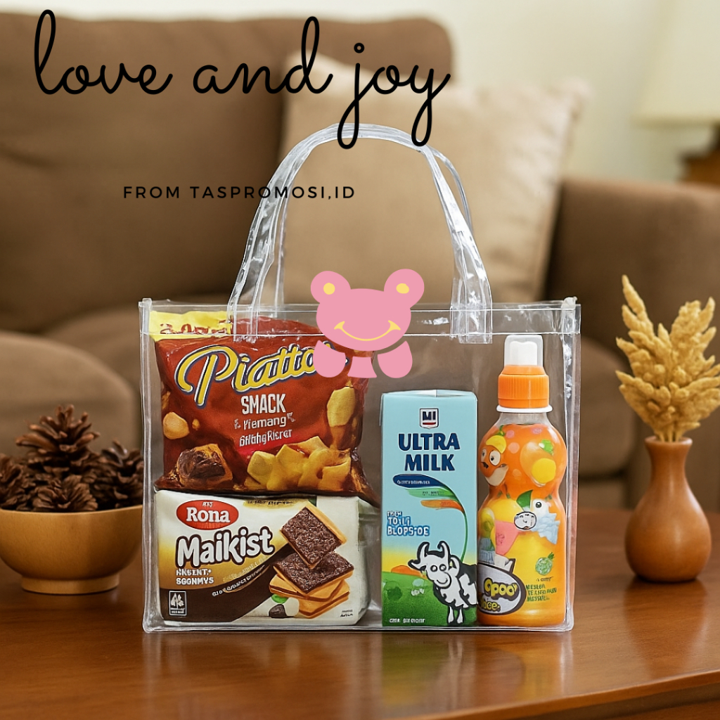 

30X10X25 Goodie bag transparan tas plastik souvernir pernikahan tas belanja , tas pvc , tas plastik