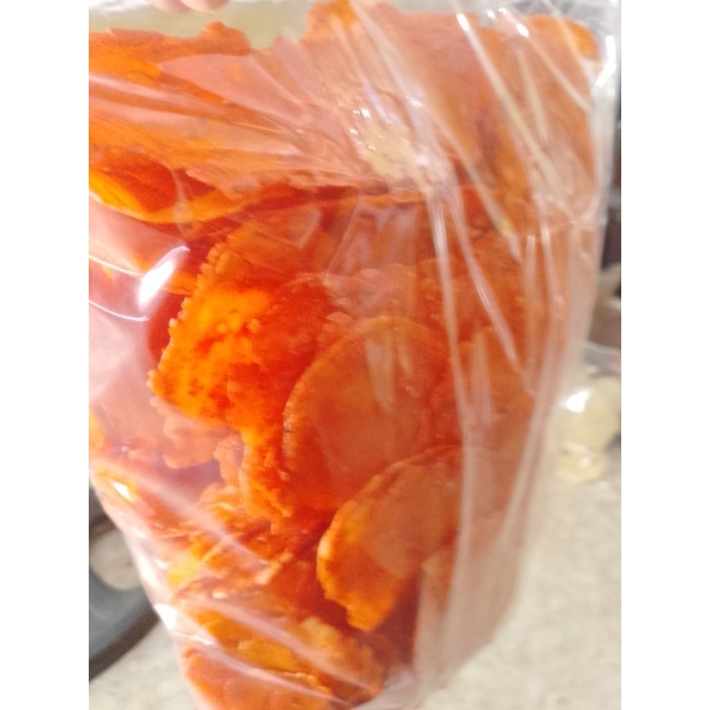 

emping mentah pedas 500gr