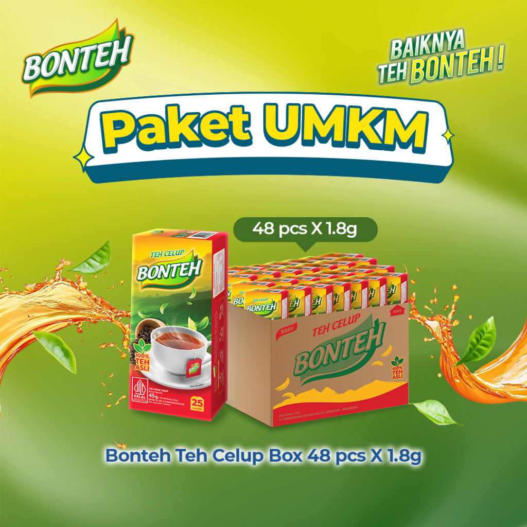 

PAKET UMKM Bonteh Teh Celup Box - 48 Pcs