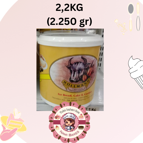 

Butter Hollman 2,2 kg ED FEB 2026 ( 2.250 gram / 2kg )